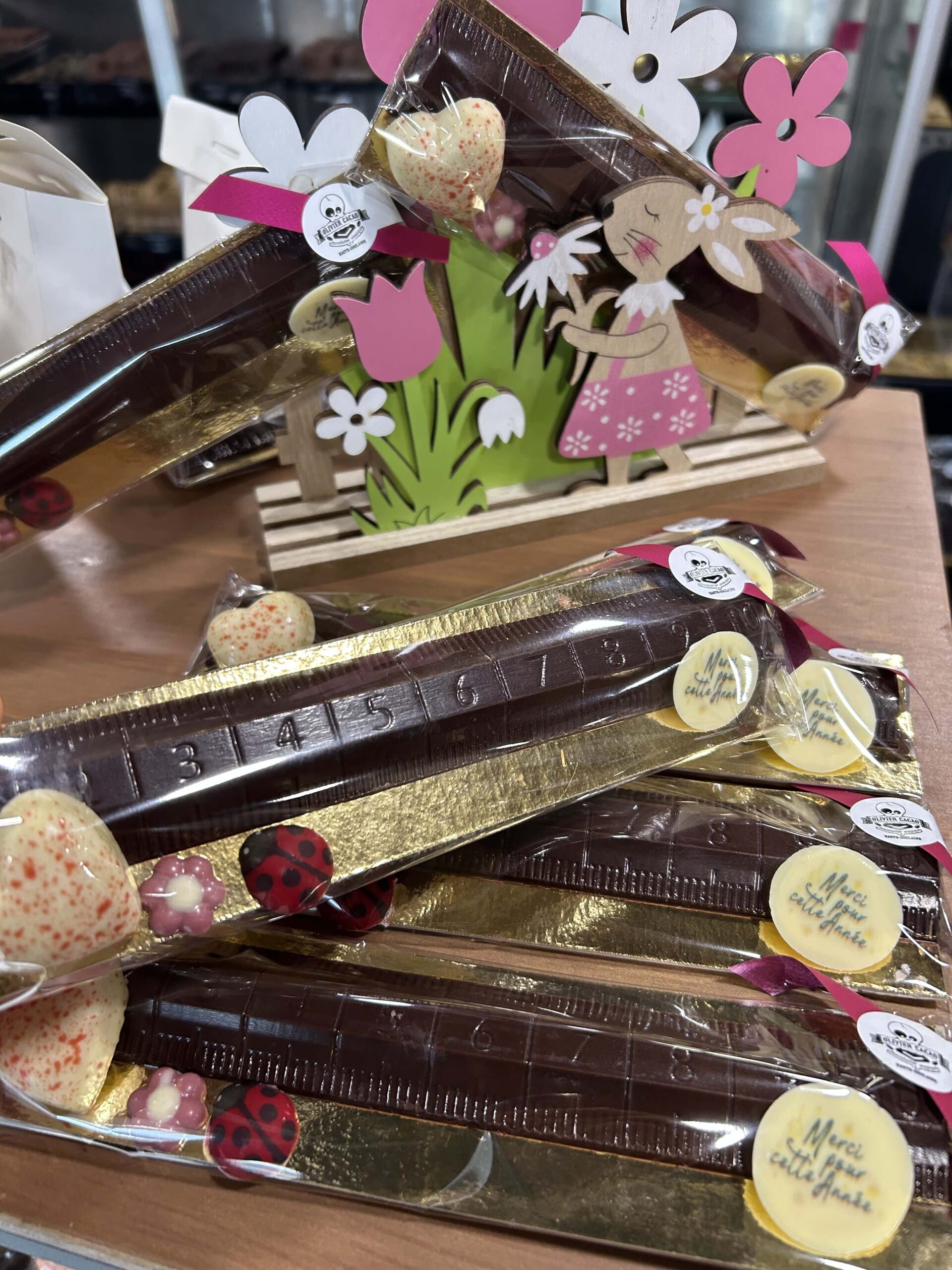 Règle fourrée praliné